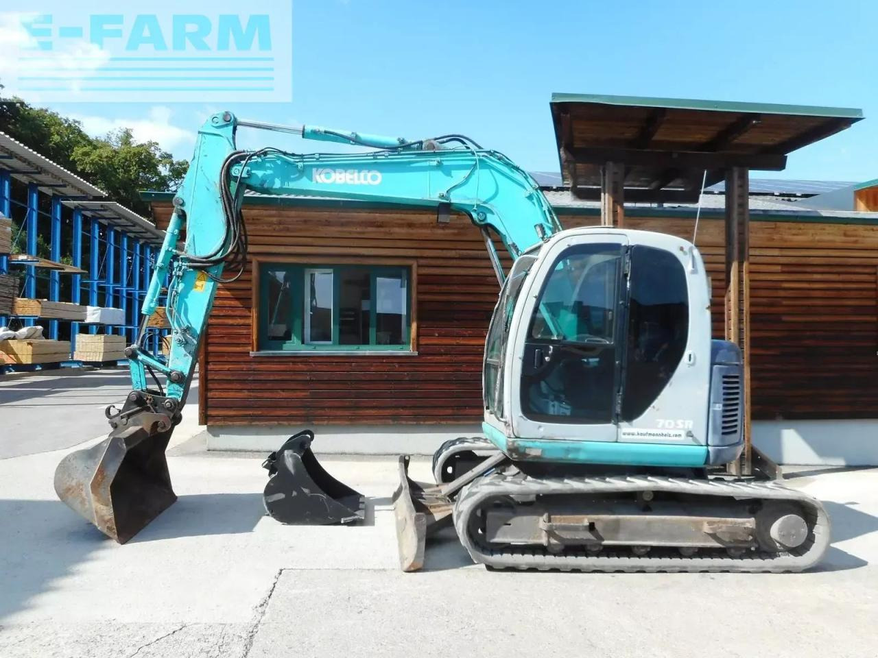 Kobelco sk 70 sr-1e ( 7.400kg ) - Mini-ekskavators: foto 1 Kobelco sk 70 sr-1e ( 7.400kg ) - Mini-ekskavators: foto 1