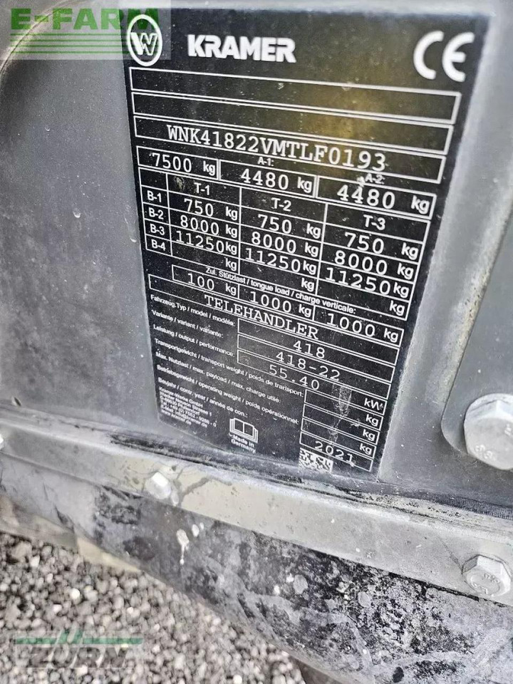 Teleskopiskais iekrāvējs Kramer kt276: foto 13