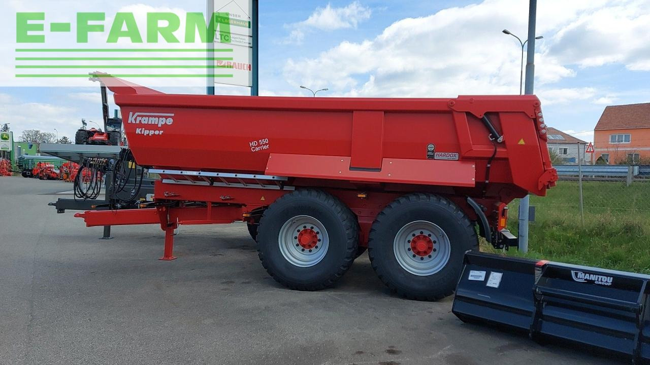 Krampe HD 550 Carrier / HP 20 - Lauksaimniecības piekabe-pašizgāzējs: foto 2 Krampe HD 550 Carrier / HP 20 - Lauksaimniecības piekabe-pašizgāzējs: foto 2