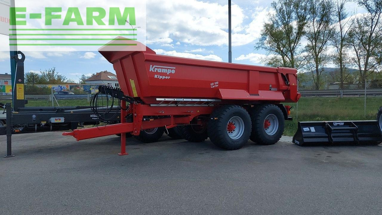 Krampe HD 550 Carrier / HP 20 - Lauksaimniecības piekabe-pašizgāzējs: foto 1 Krampe HD 550 Carrier / HP 20 - Lauksaimniecības piekabe-pašizgāzējs: foto 1