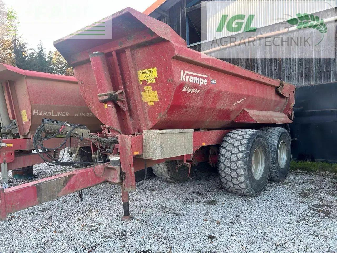 Krampe halfpipe hp 20 - Lauksaimniecības piekabe-pašizgāzējs: foto 1 Krampe halfpipe hp 20 - Lauksaimniecības piekabe-pašizgāzējs: foto 1