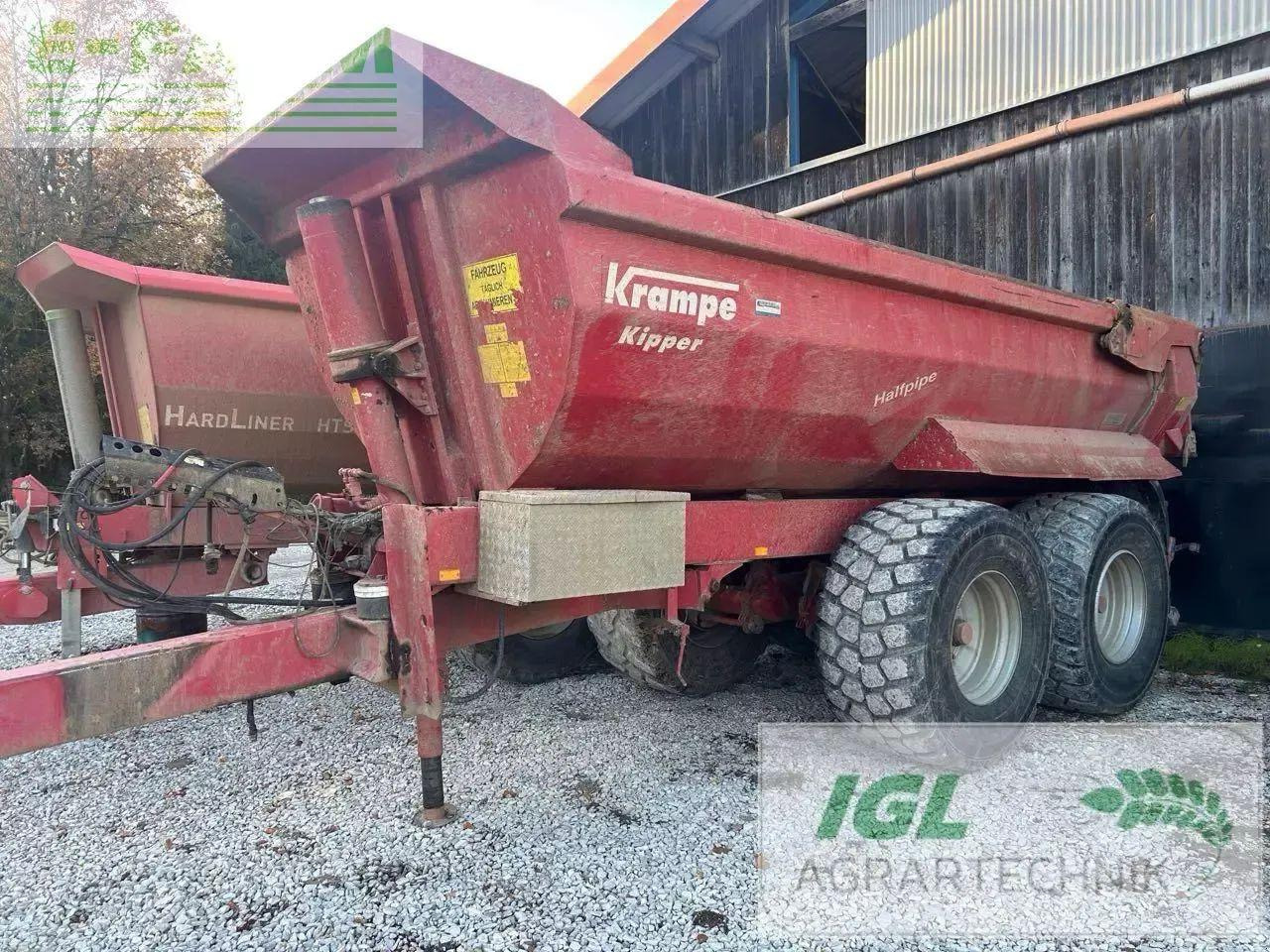 Krampe halfpipe hp 20 - Lauksaimniecības piekabe-pašizgāzējs: foto 2 Krampe halfpipe hp 20 - Lauksaimniecības piekabe-pašizgāzējs: foto 2