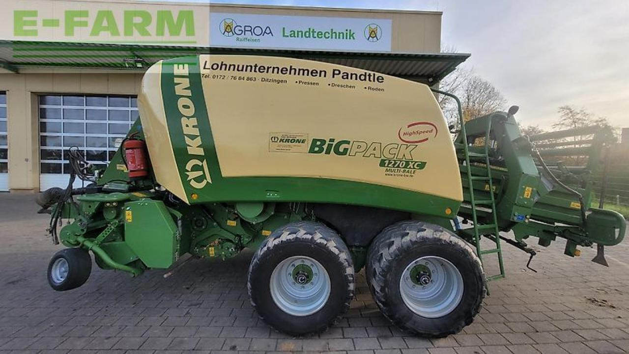 Krone big pack 1270 xc multi-bale - Kīpu prese: foto 1 Krone big pack 1270 xc multi-bale - Kīpu prese: foto 1