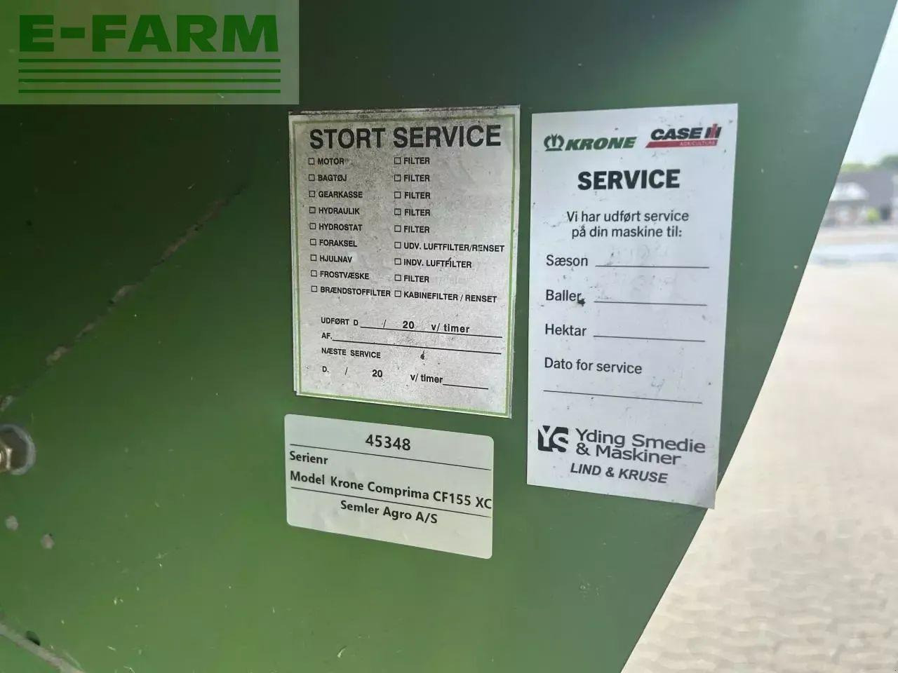 Krone cf155 xc extreme - Kīpu prese: foto 3 Krone cf155 xc extreme - Kīpu prese: foto 3