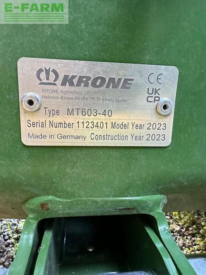 Krone easy cut f320m, mt603-40 - Pļāvējs: foto 5 Krone easy cut f320m, mt603-40 - Pļāvējs: foto 5