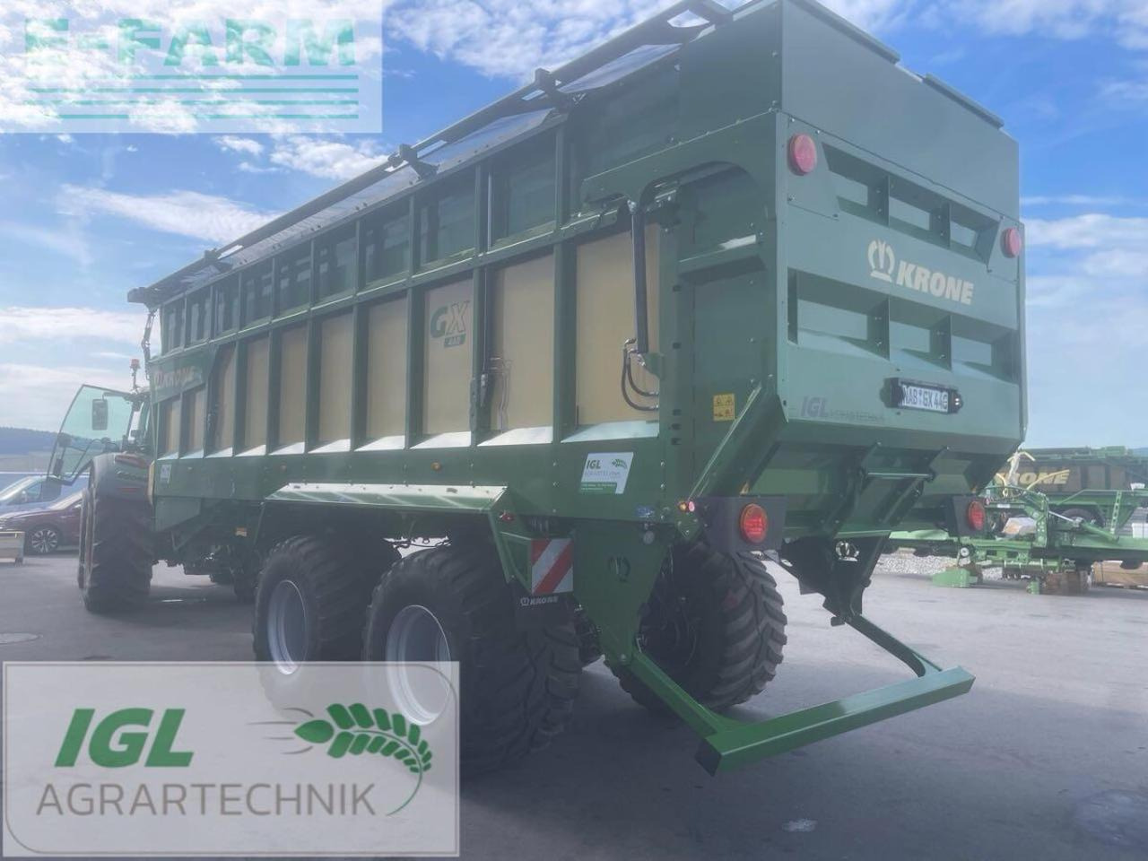 Krone gx 440 (tt801-20) - Lauksaimniecības piekabe-pašizgāzējs: foto 2 Krone gx 440 (tt801-20) - Lauksaimniecības piekabe-pašizgāzējs: foto 2