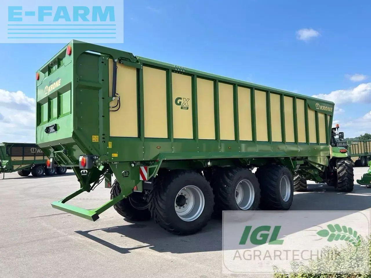 Krone gx 520 (tt801-30) - Lauksaimniecības piekabe-pašizgāzējs: foto 5 Krone gx 520 (tt801-30) - Lauksaimniecības piekabe-pašizgāzējs: foto 5