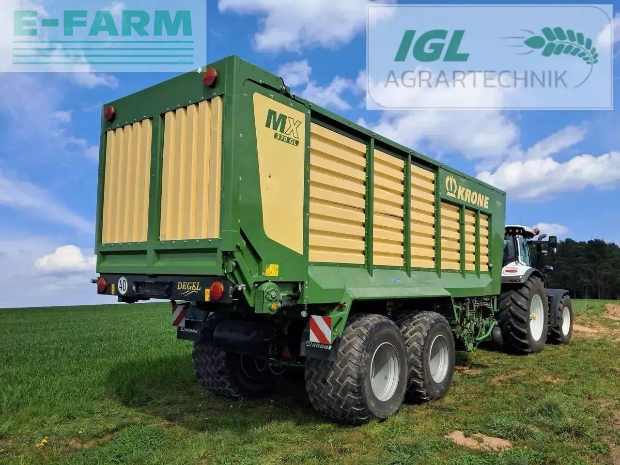 Krone mx 370 gl - Savācējpiekabe: foto 2 Krone mx 370 gl - Savācējpiekabe: foto 2