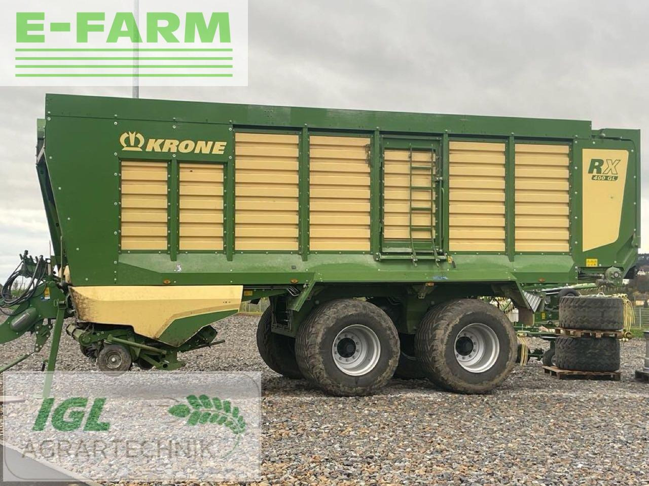Krone rx 400 gl tt301-20 - Savācējpiekabe: foto 2 Krone rx 400 gl tt301-20 - Savācējpiekabe: foto 2