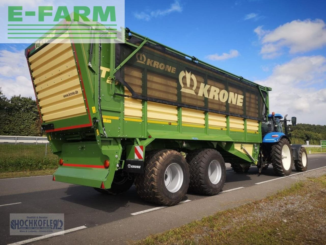 Krone tx 460 - Lauksaimniecības piekabe-pašizgāzējs: foto 5 Krone tx 460 - Lauksaimniecības piekabe-pašizgāzējs: foto 5