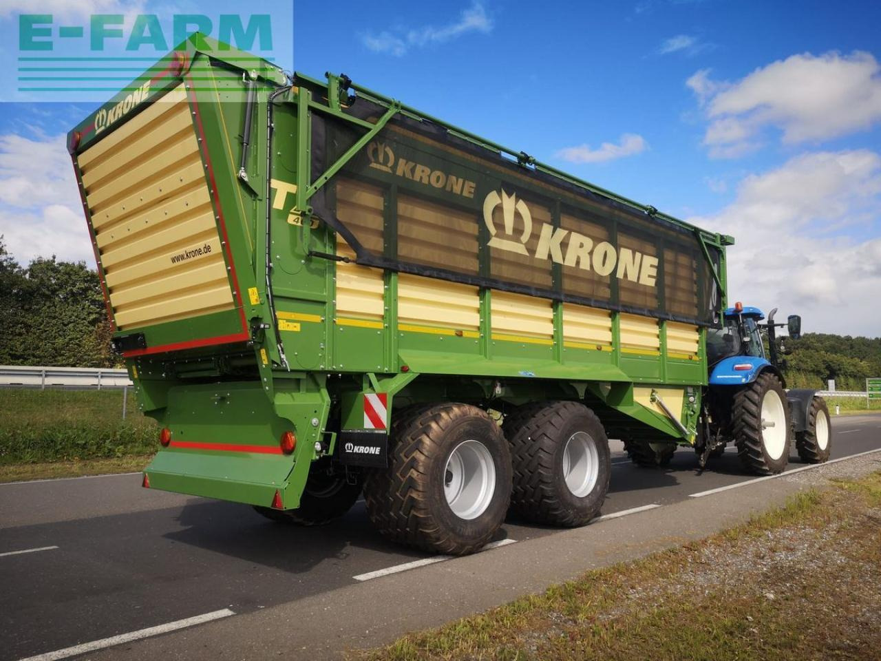 Krone tx 460 - Lauksaimniecības piekabe-pašizgāzējs: foto 5 Krone tx 460 - Lauksaimniecības piekabe-pašizgāzējs: foto 5