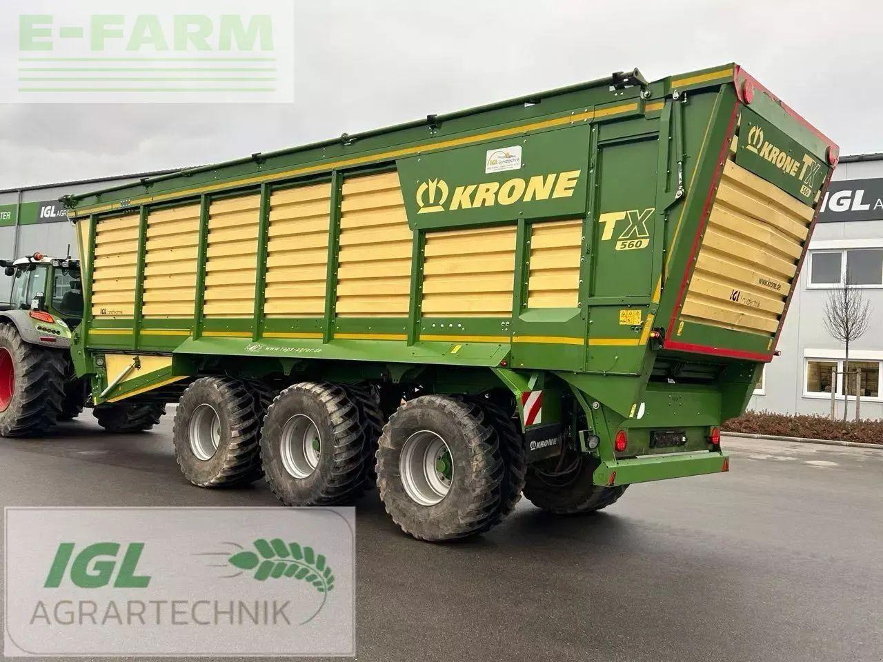 Krone tx 560 - Lauksaimniecības piekabe-pašizgāzējs: foto 3 Krone tx 560 - Lauksaimniecības piekabe-pašizgāzējs: foto 3