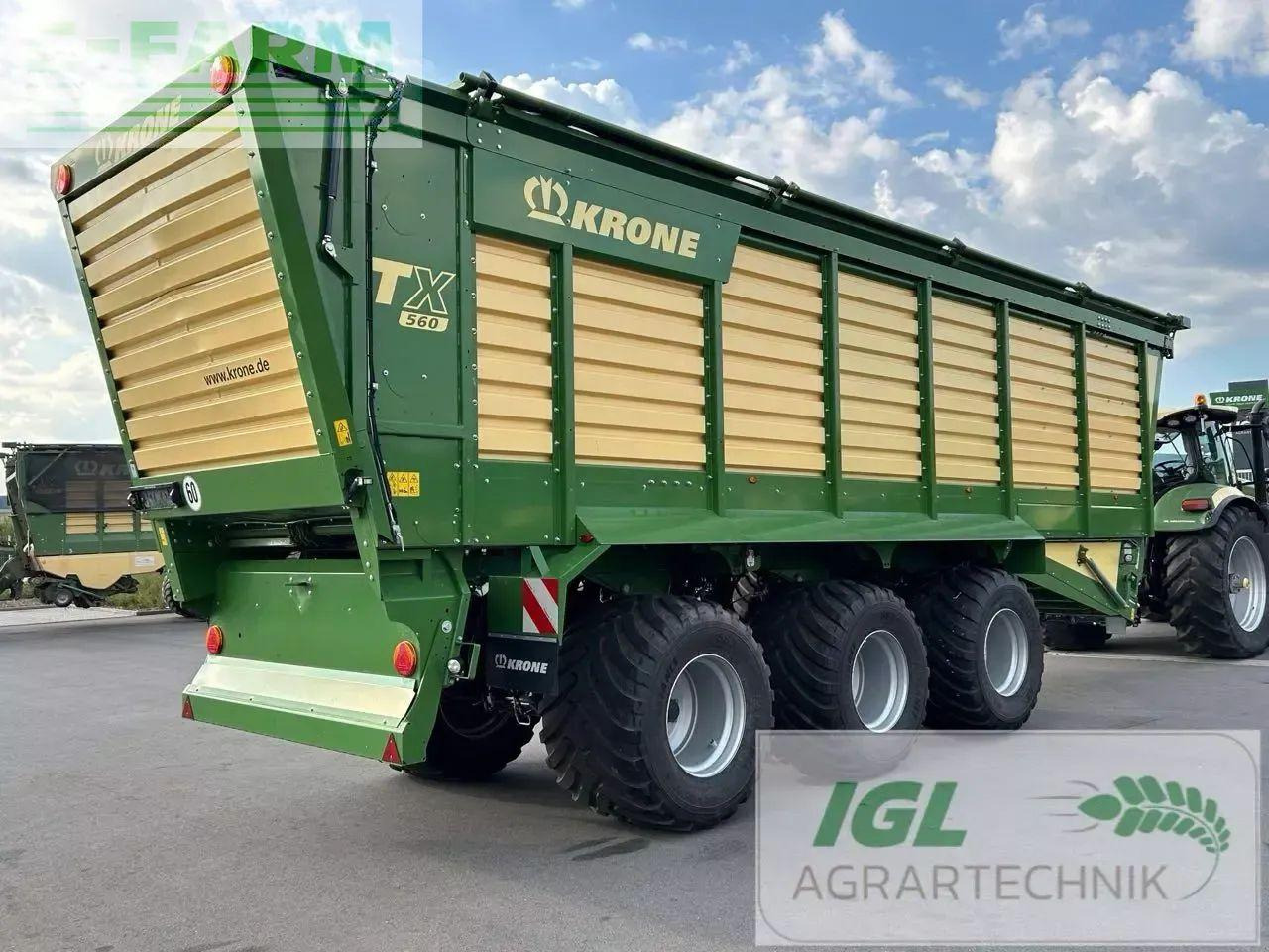 Krone tx 560 - Lauksaimniecības piekabe-pašizgāzējs: foto 5 Krone tx 560 - Lauksaimniecības piekabe-pašizgāzējs: foto 5