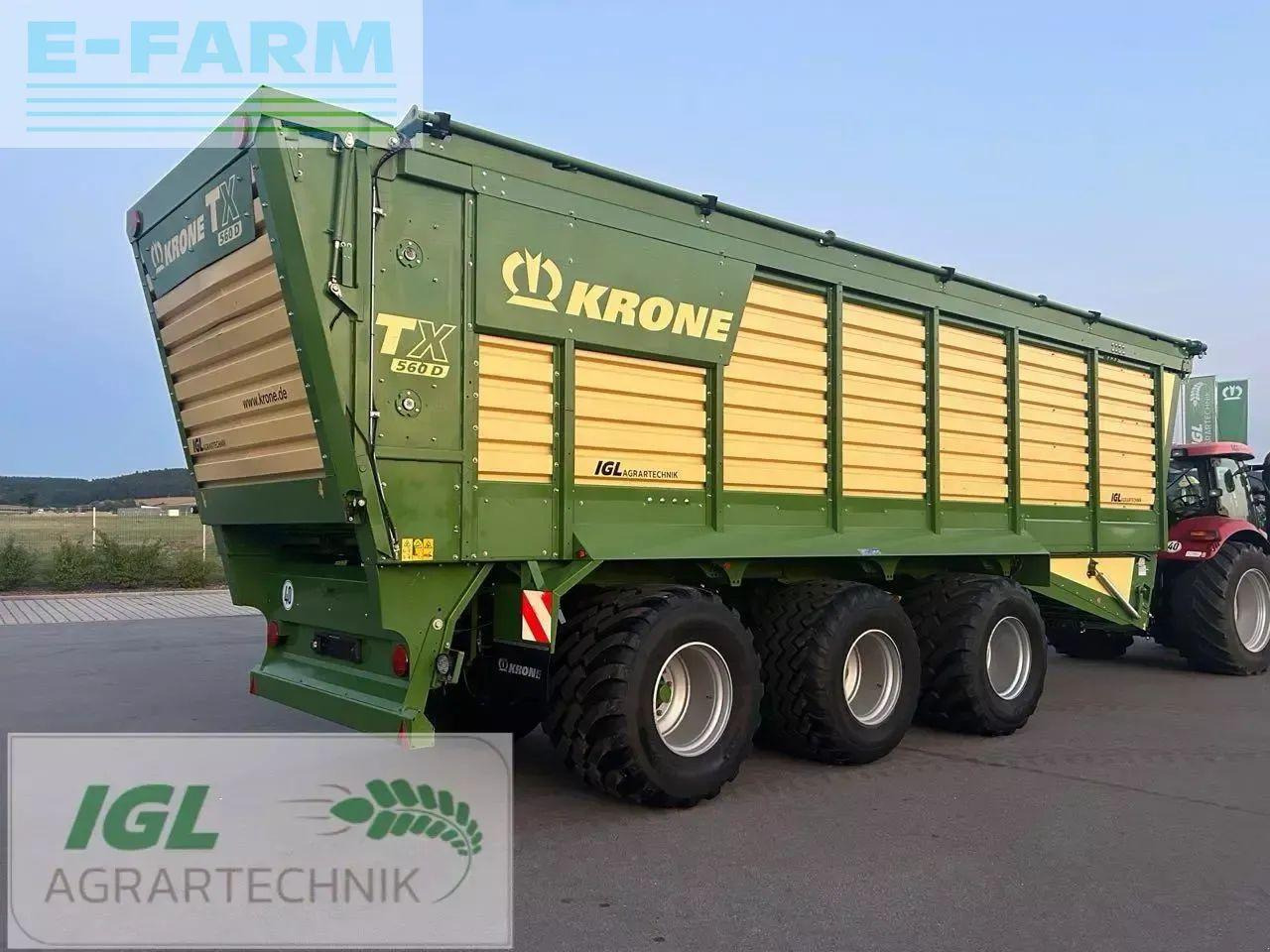 Krone tx 560 d - Lauksaimniecības piekabe-pašizgāzējs: foto 2 Krone tx 560 d - Lauksaimniecības piekabe-pašizgāzējs: foto 2