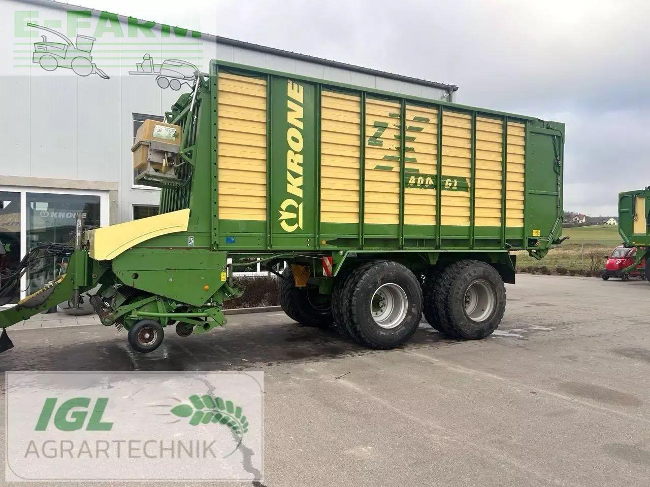 Krone zx 400 gl - Savācējpiekabe: foto 1 Krone zx 400 gl - Savācējpiekabe: foto 1