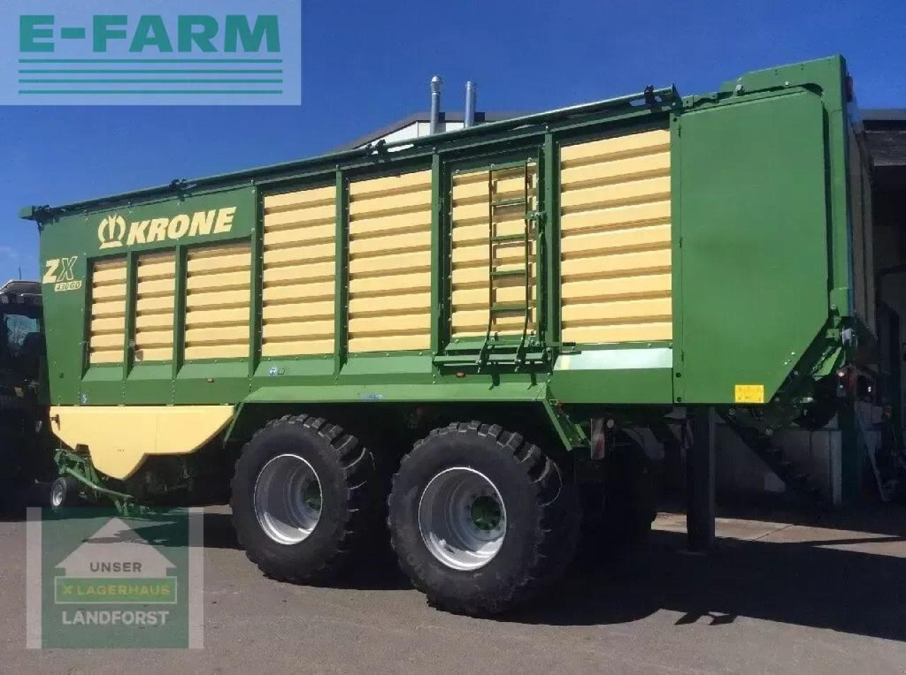 Krone zx 430 gd - Savācējpiekabe: foto 3 Krone zx 430 gd - Savācējpiekabe: foto 3