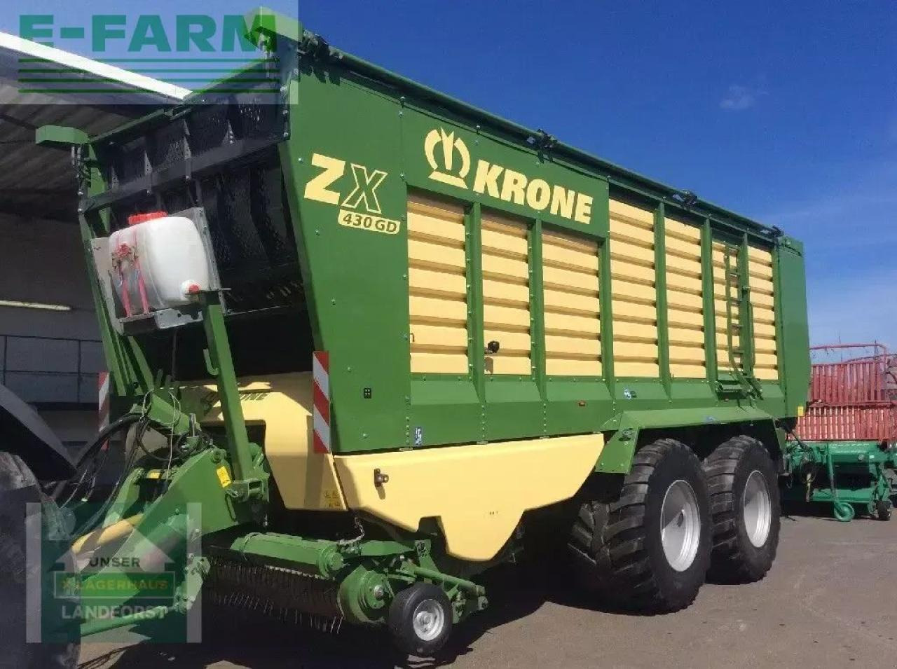 Krone zx 430 gd - Savācējpiekabe: foto 1 Krone zx 430 gd - Savācējpiekabe: foto 1