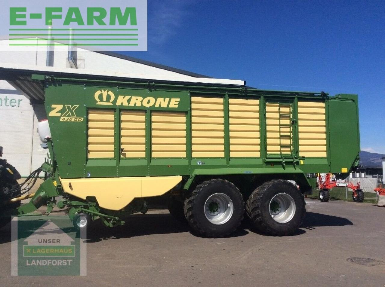 Krone zx 430 gd - Savācējpiekabe: foto 2 Krone zx 430 gd - Savācējpiekabe: foto 2