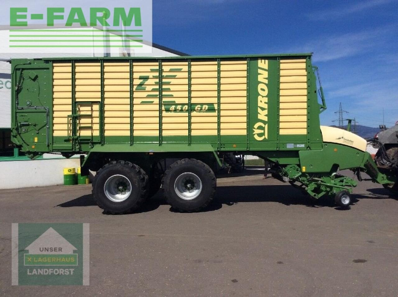 Krone zx 450 gd - Savācējpiekabe: foto 2 Krone zx 450 gd - Savācējpiekabe: foto 2