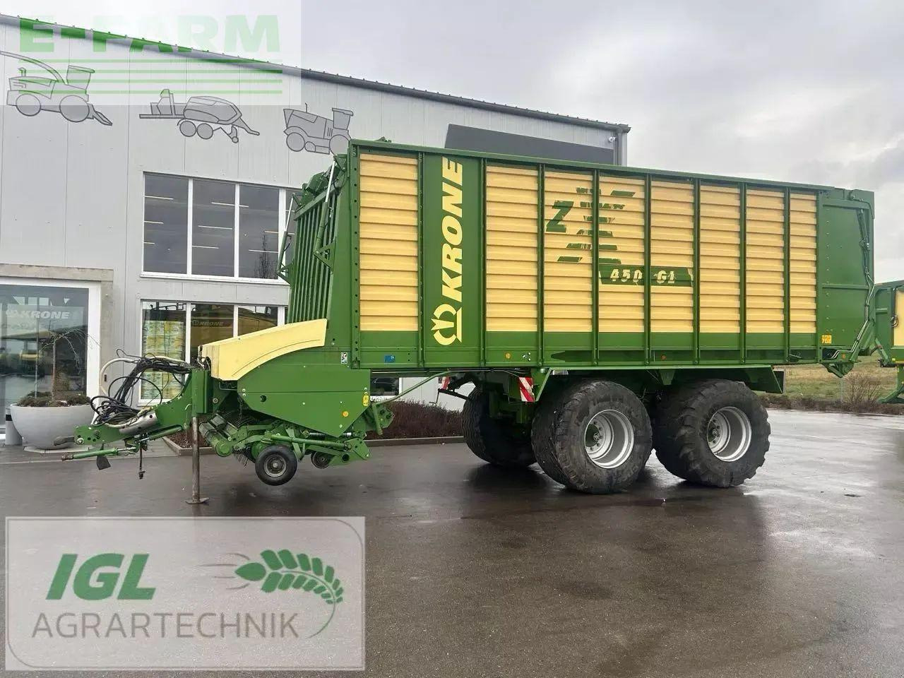 Krone zx 450 gl - Savācējpiekabe: foto 1 Krone zx 450 gl - Savācējpiekabe: foto 1