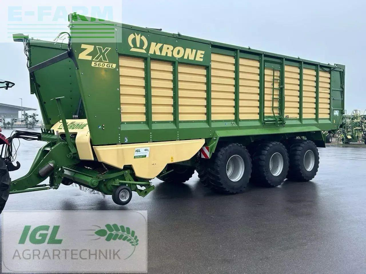 Krone zx 560 gl - Savācējpiekabe: foto 1 Krone zx 560 gl - Savācējpiekabe: foto 1