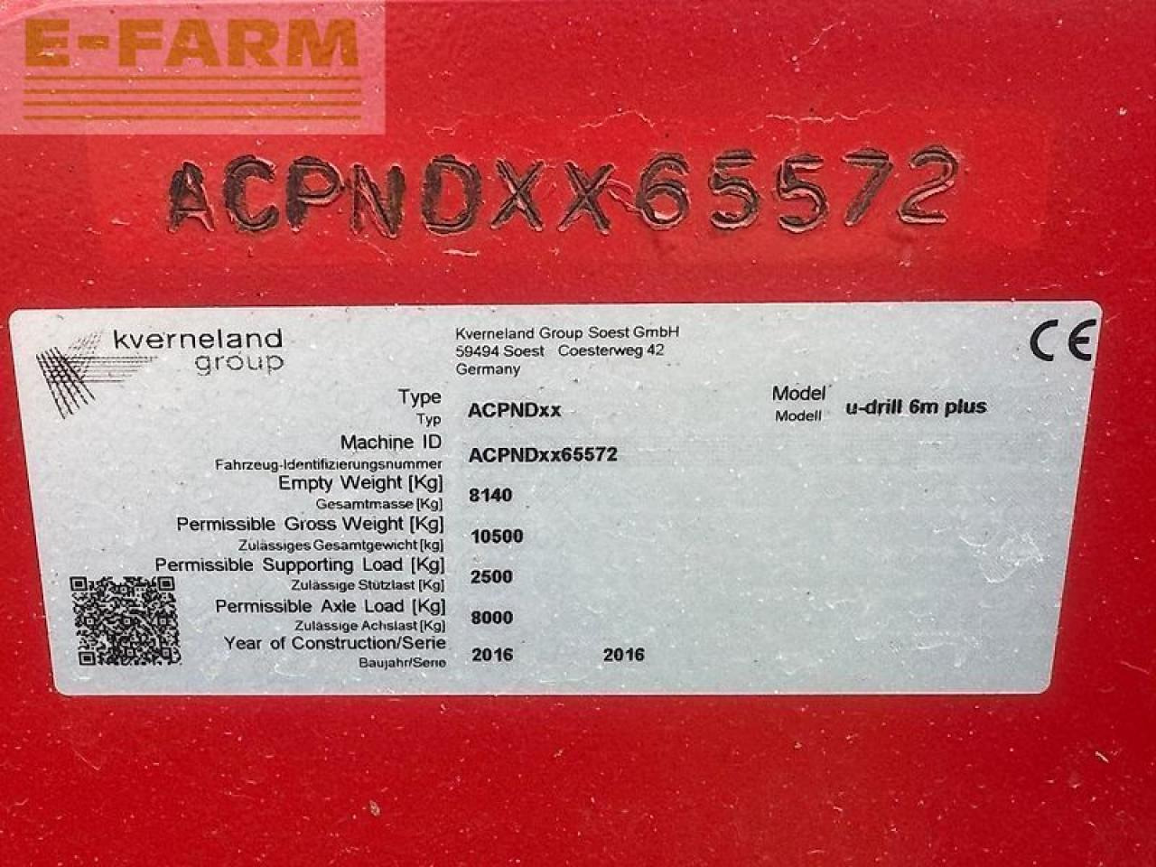 Kverneland u drill 600 - Sējmašīna: foto 3 Kverneland u drill 600 - Sējmašīna: foto 3