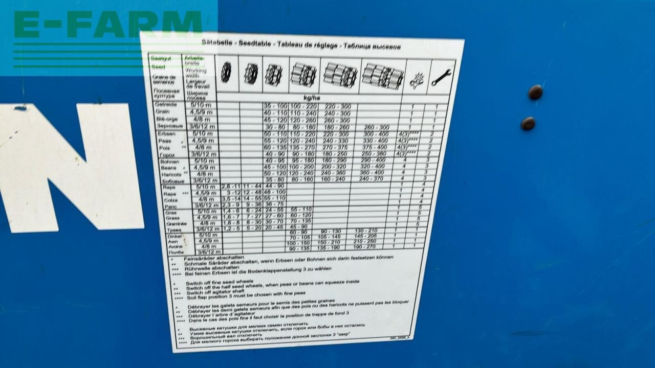 Kombinētā sējmašīna Lemken solitair 9 300-ds 125 zirkon 8 300: foto 12