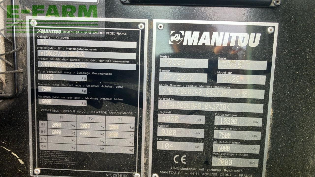 Teleskopiskais iekrāvējs Manitou MLT 1040-145PS: foto 18