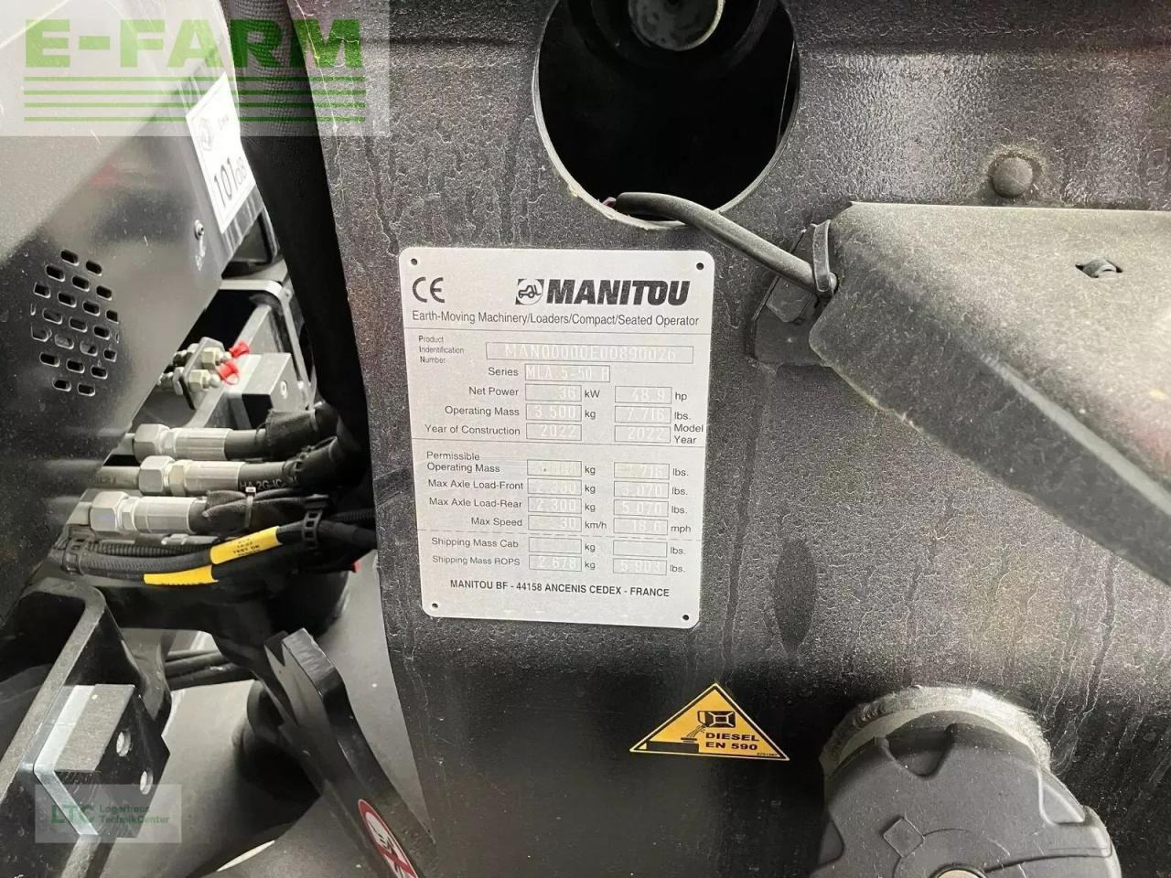 Riteņu iekrāvējs Manitou manitou mla 5-50: foto 11
