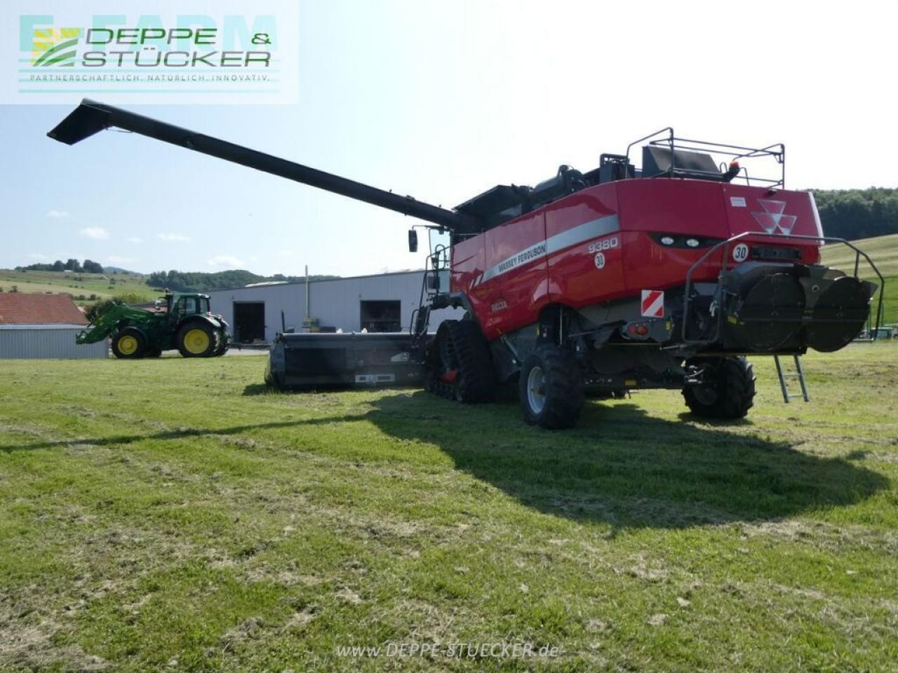 Labības kombains Massey Ferguson 9380 delta hybrid mit sw+sww: foto 6