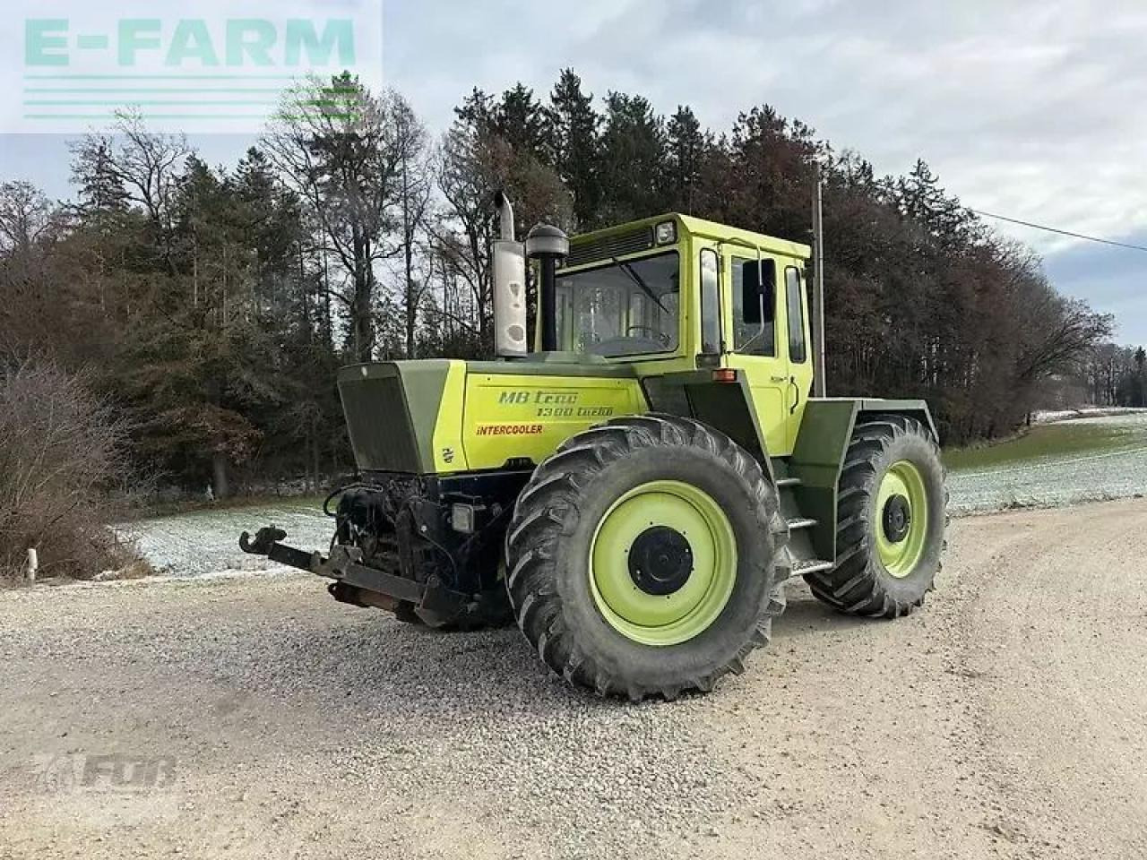 Traktors Mercedes-Benz mb trac 1300 turbo intercooler: foto 8
