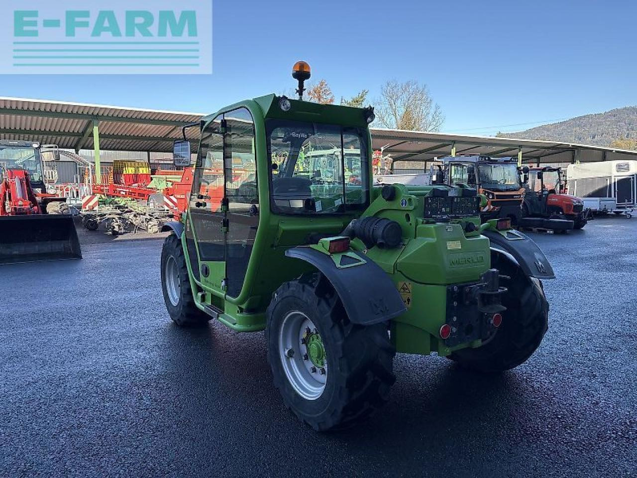 Teleskopiskais iekrāvējs Merlo p 32.6 top: foto 9 Teleskopiskais iekrāvējs Merlo p 32.6 top: foto 9