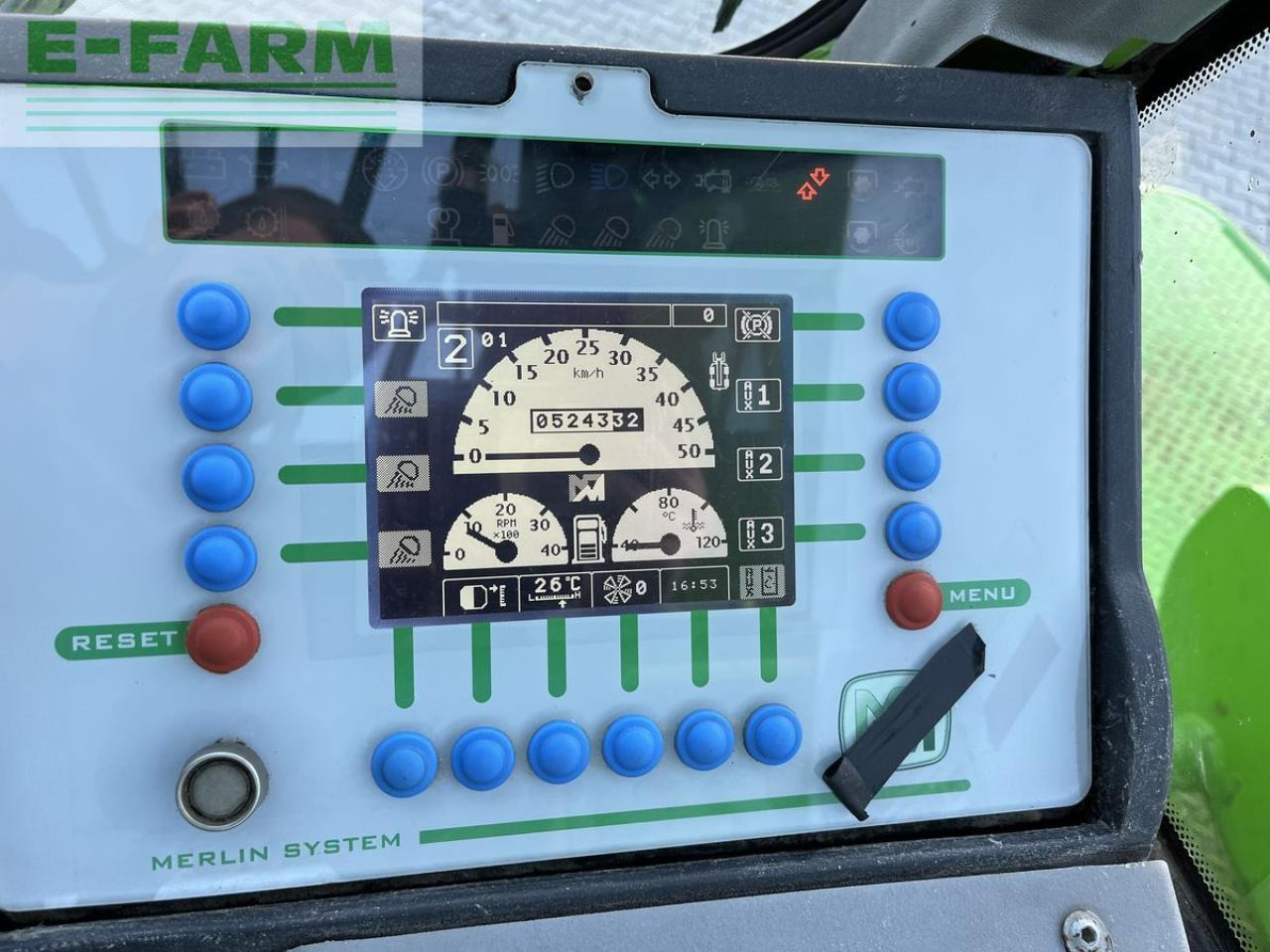 Teleskopiskais iekrāvējs Merlo roto 45.21 mcss mit funksteuerung: foto 16