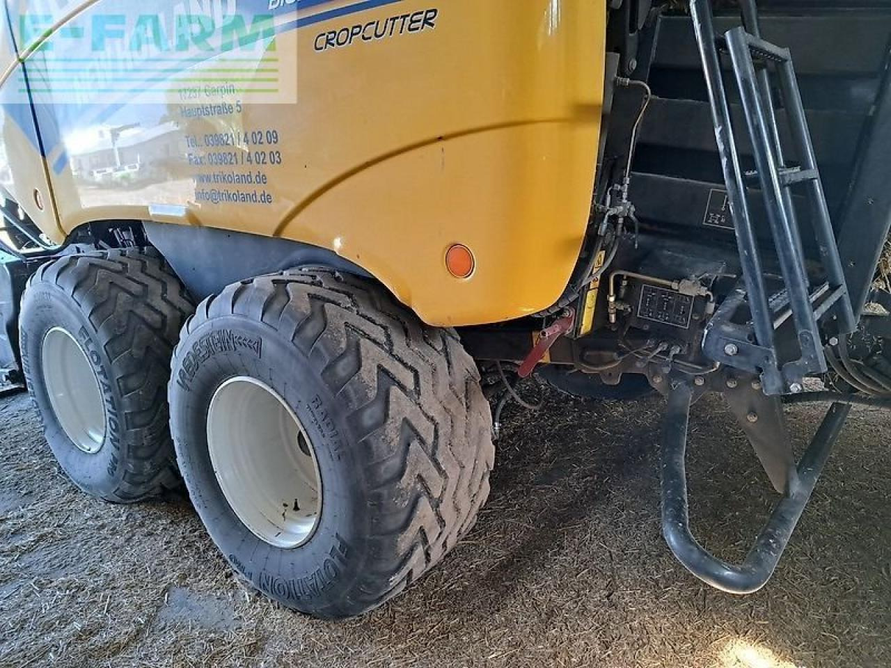 Kīpu prese New Holland bb 1290 r: foto 7
