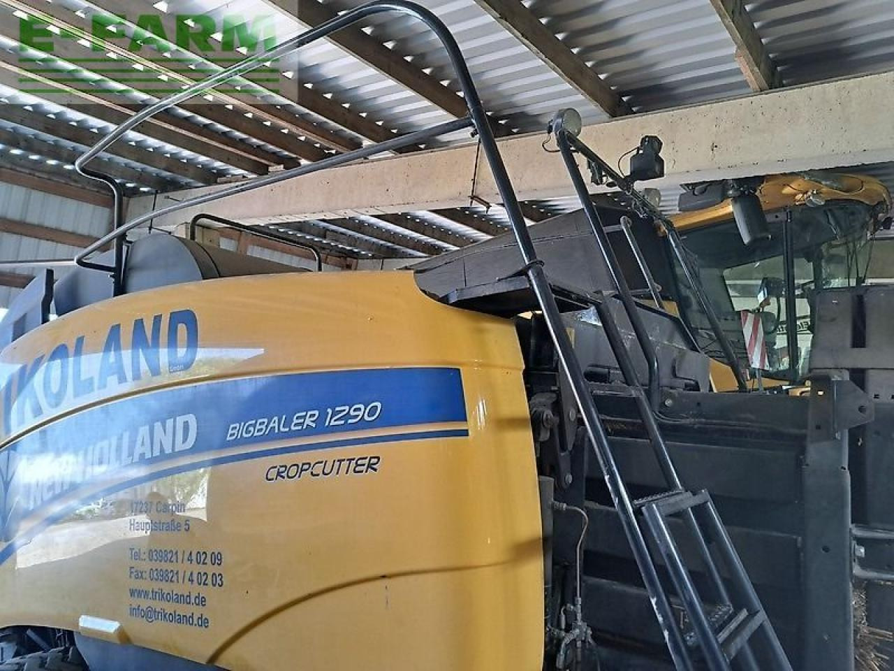 Kīpu prese New Holland bb 1290 r: foto 8