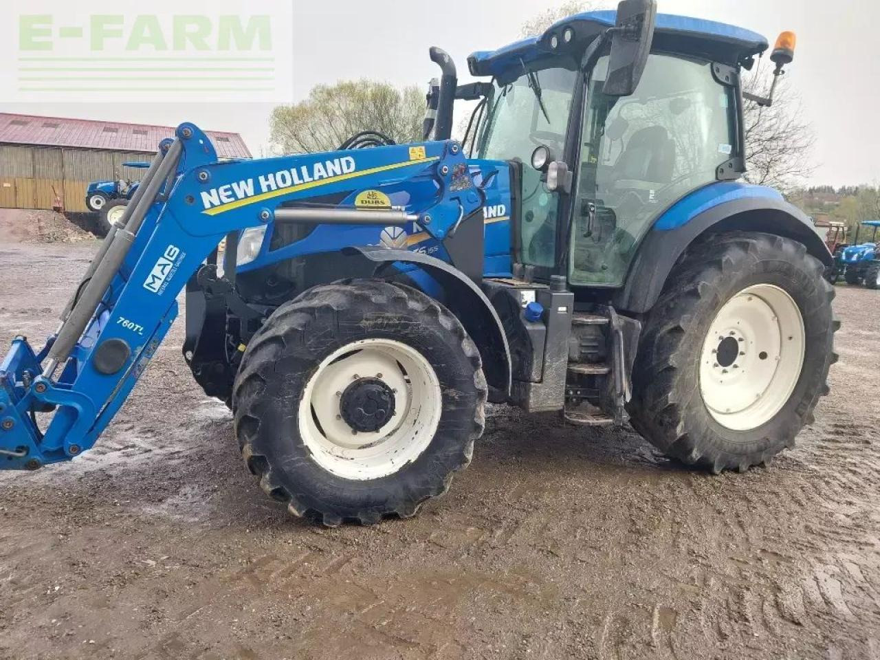 New Holland t6.155 - Traktors: foto 1 New Holland t6.155 - Traktors: foto 1