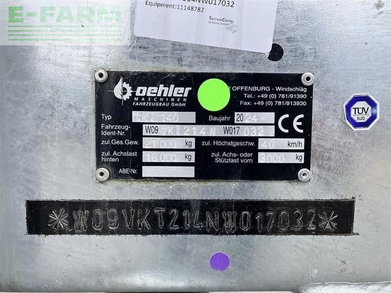 Mēslošanas tehnika Oehler güllefass vkt 140: foto 26
