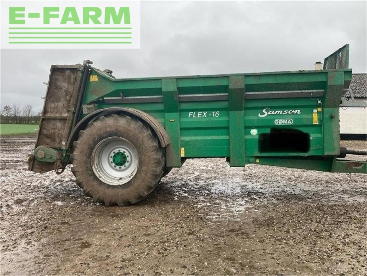 Samson flex16 - Minerālmēslu izkliedētājs: foto 3 Samson flex16 - Minerālmēslu izkliedētājs: foto 3