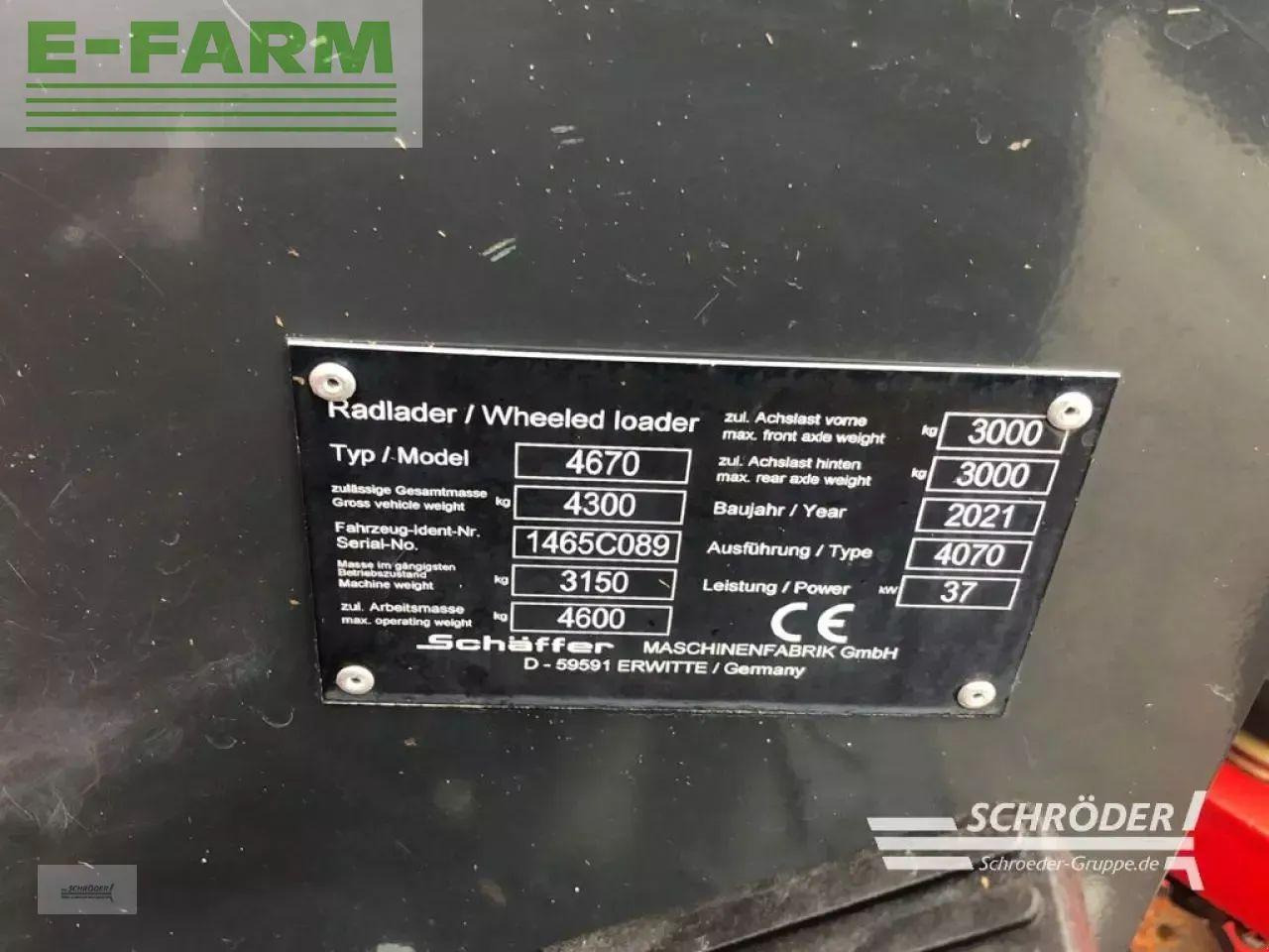 Riteņu iekrāvējs Schäffer 4670: foto 12 Riteņu iekrāvējs Schäffer 4670: foto 12