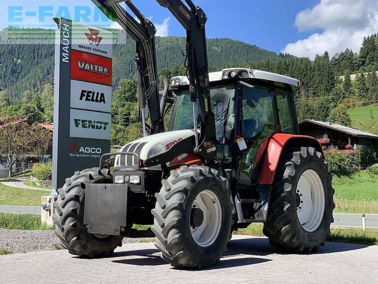 Steyr 9090 + hauer fl - Traktors: foto 1 Steyr 9090 + hauer fl - Traktors: foto 1