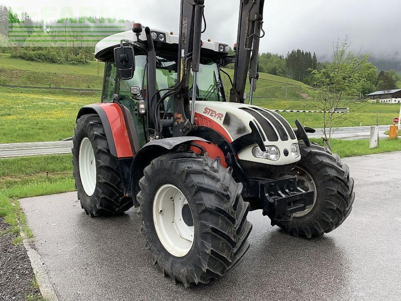 Steyr 9105 mt + hauer fl - Traktors: foto 5 Steyr 9105 mt + hauer fl - Traktors: foto 5