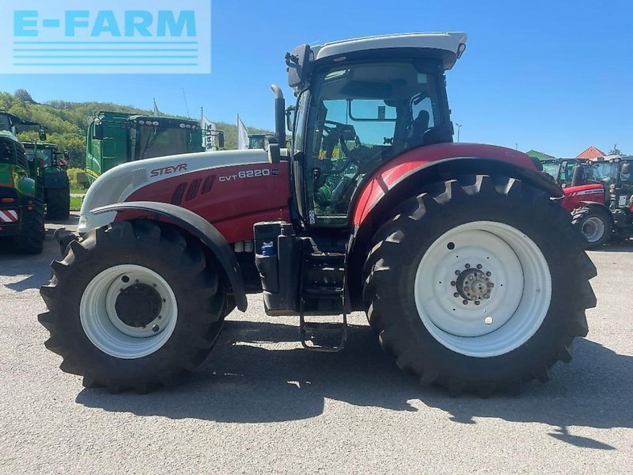 Steyr cvt 6220 - Traktors: foto 2 Steyr cvt 6220 - Traktors: foto 2