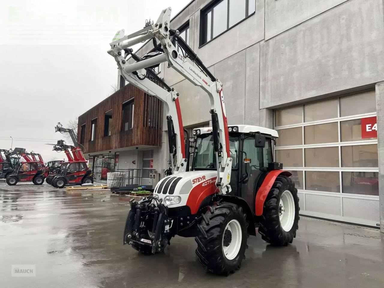 Steyr kompakt 4075 komfort 1 - Traktors: foto 1 Steyr kompakt 4075 komfort 1 - Traktors: foto 1
