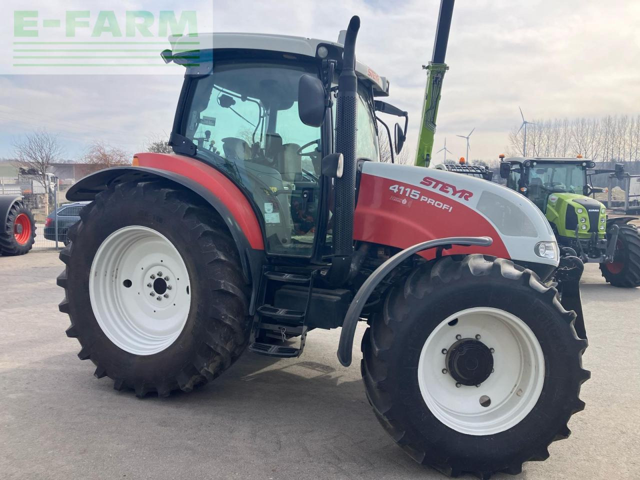 Steyr profi 4115 - Traktors: foto 4 Steyr profi 4115 - Traktors: foto 4
