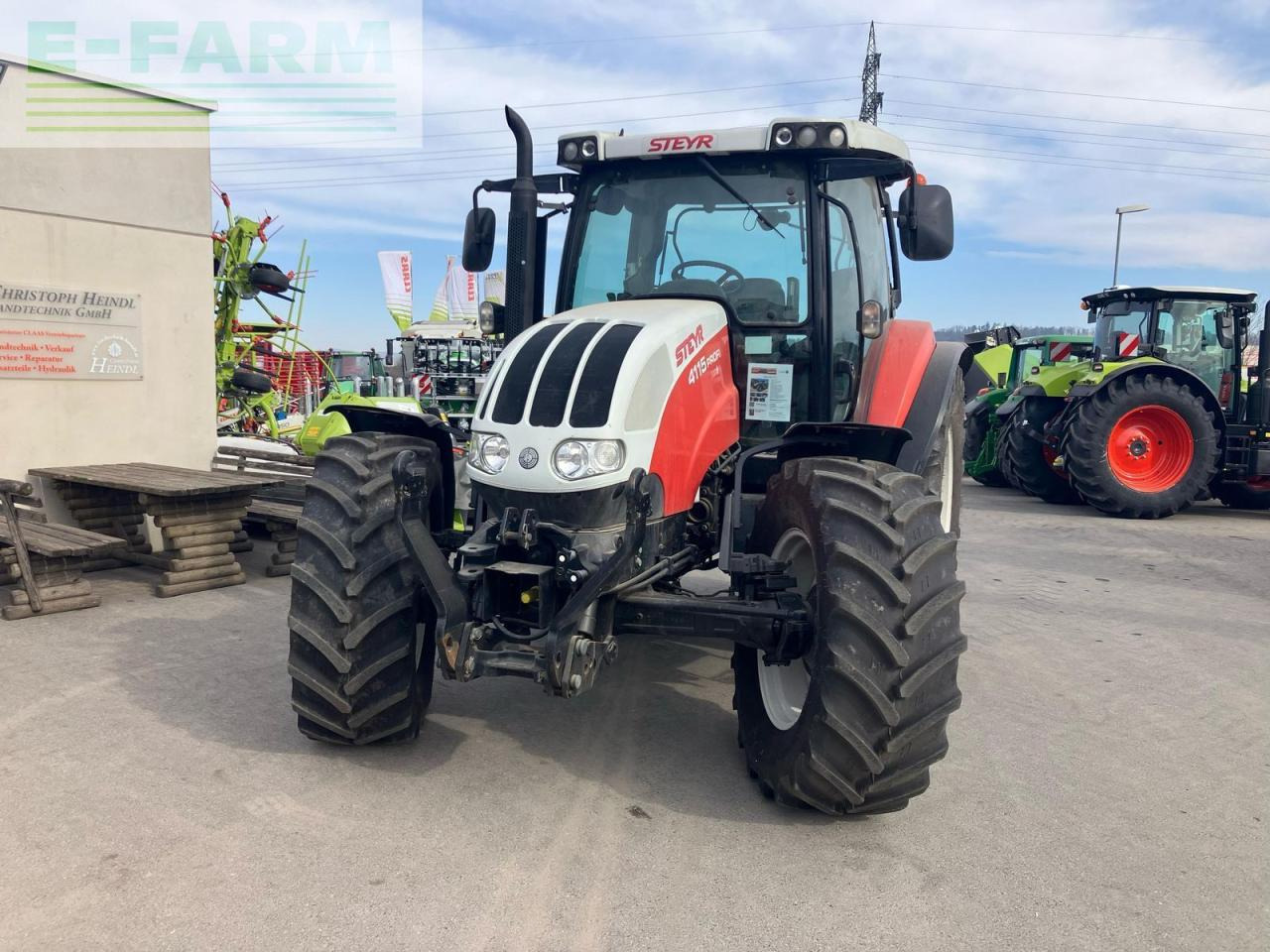 Steyr profi 4115 - Traktors: foto 2 Steyr profi 4115 - Traktors: foto 2
