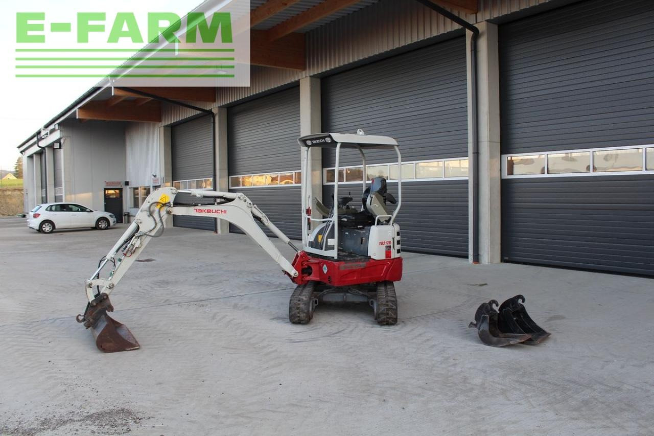 Takeuchi takeuchi tb 217 r minibagger - bagger - Mini-ekskavators: foto 2 Takeuchi takeuchi tb 217 r minibagger - bagger - Mini-ekskavators: foto 2