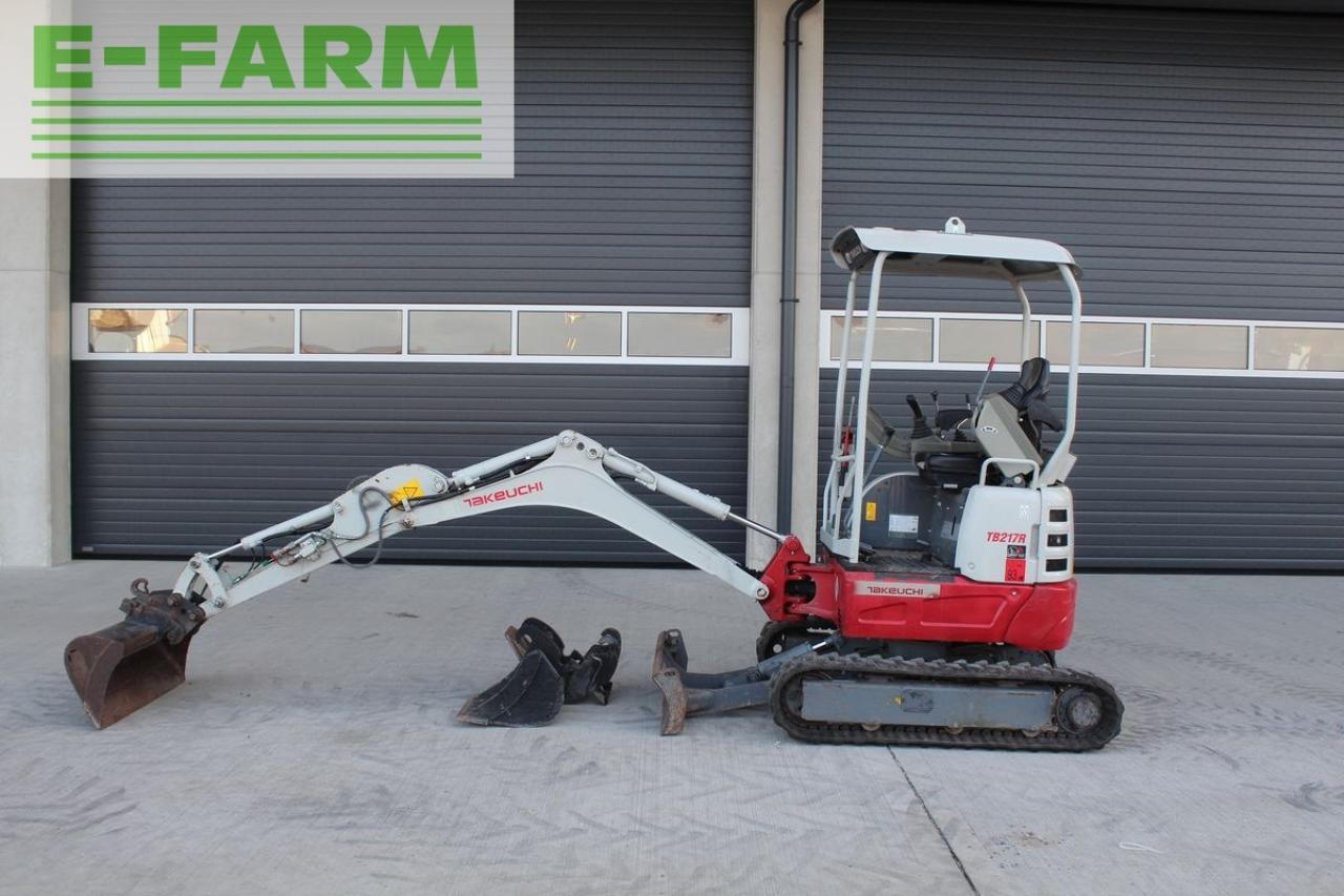 Takeuchi takeuchi tb 217 r minibagger - bagger - Mini-ekskavators: foto 1 Takeuchi takeuchi tb 217 r minibagger - bagger - Mini-ekskavators: foto 1
