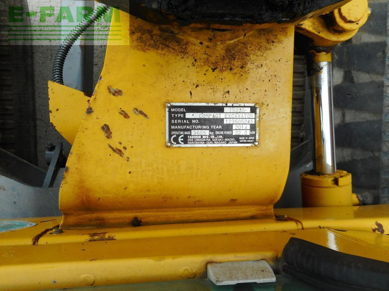 Mini-ekskavators Takeuchi tb 235 ( 3.605kg ) powertilt + hydr. sw: foto 7