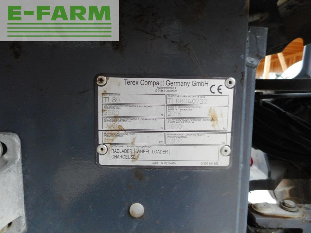 Mini-ekskavators Terex tl 80 ( 5.000kg ): foto 6 Mini-ekskavators Terex tl 80 ( 5.000kg ): foto 6