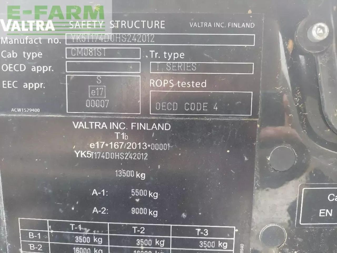 Valtra t 174e d smarttouch - Traktors: foto 5 Valtra t 174e d smarttouch - Traktors: foto 5
